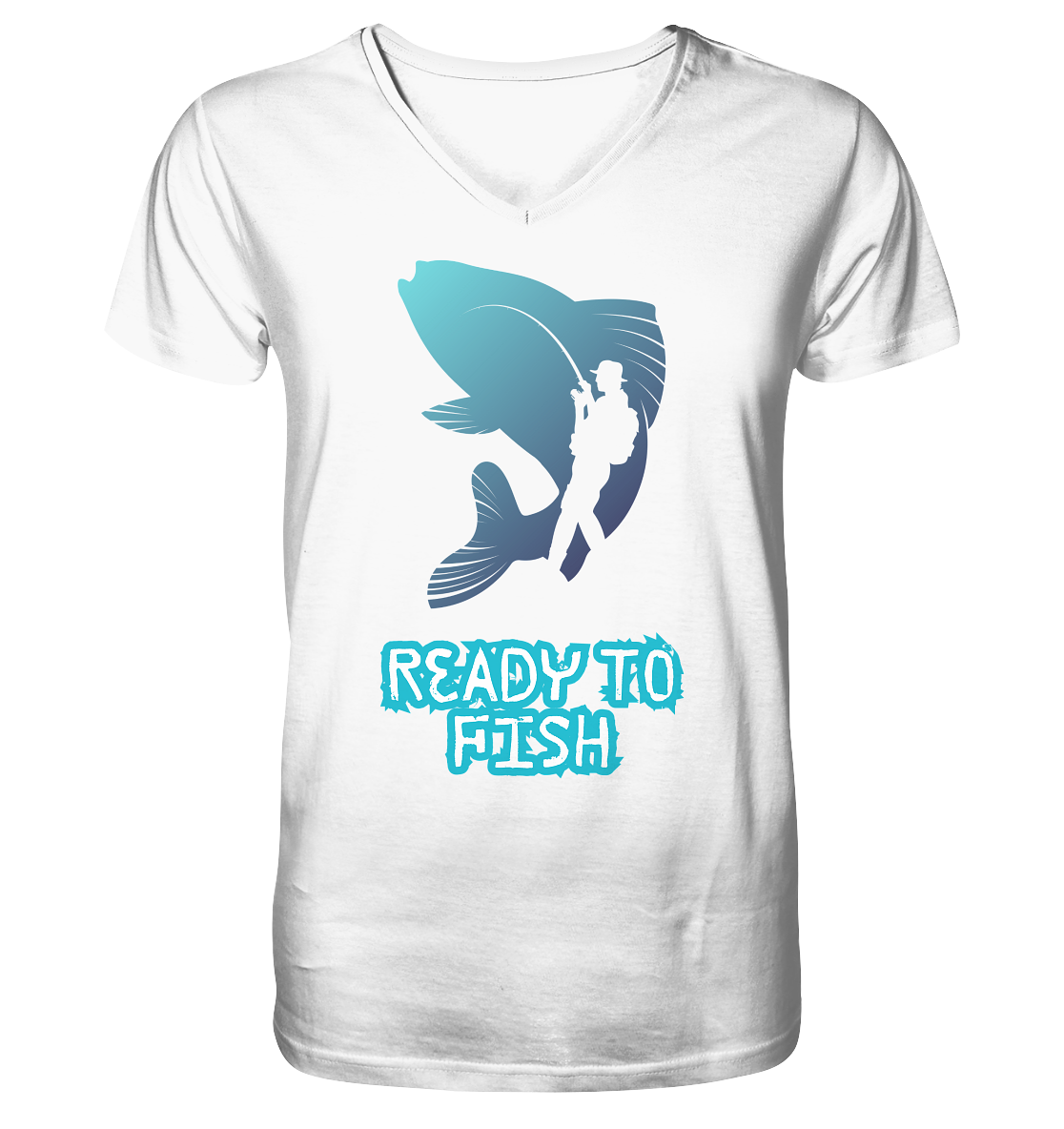 Ready to Fish - V-Neck Shirt