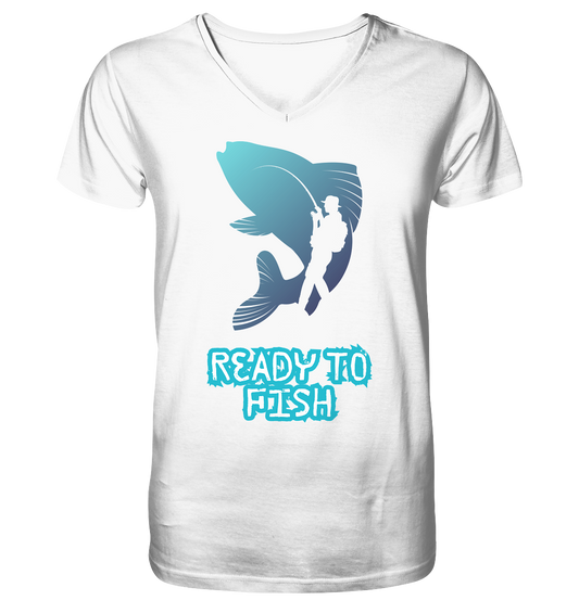 Ready to Fish - V-Neck Shirt